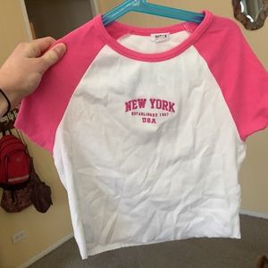 Garage baby crop top